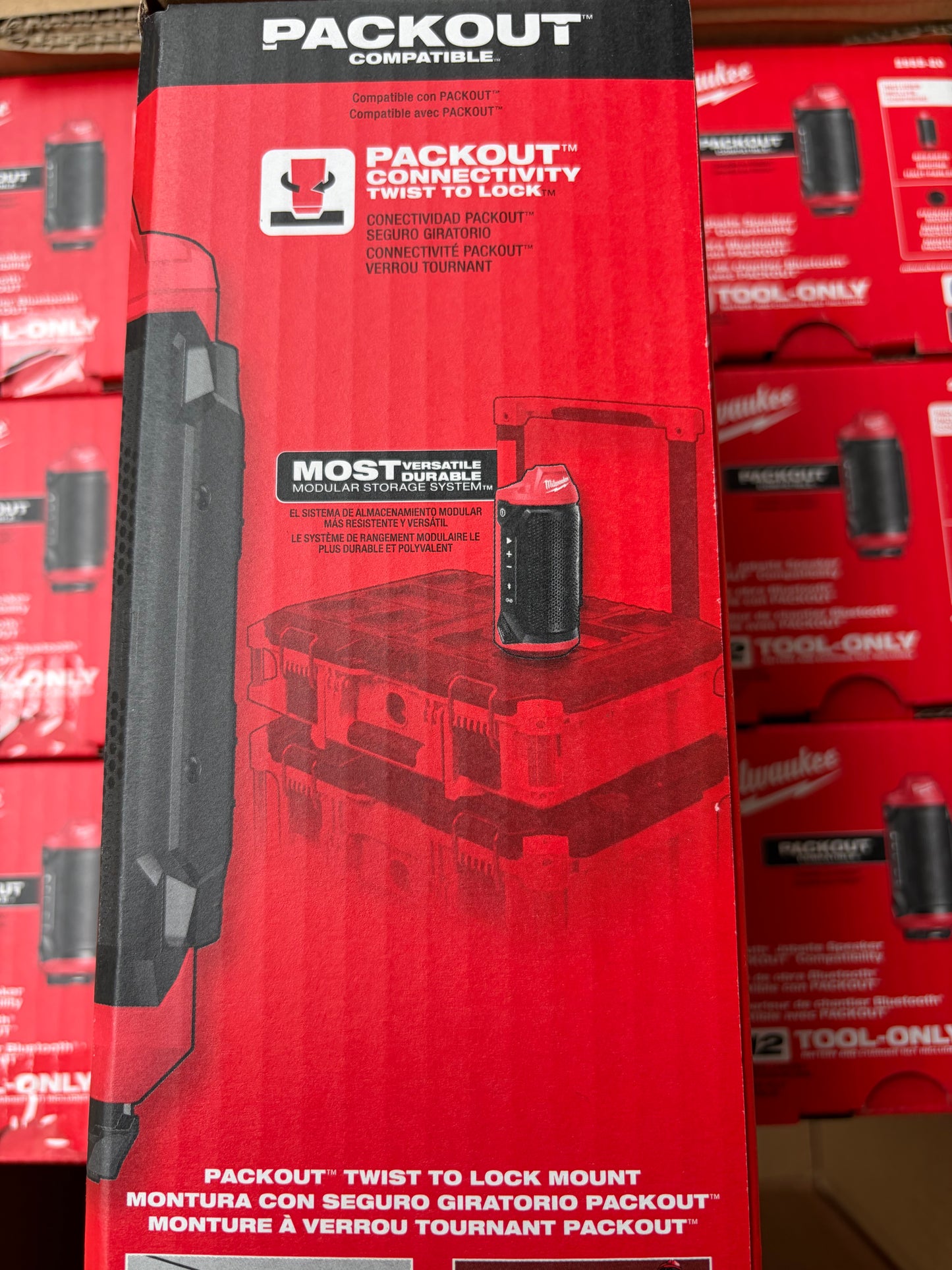Milwaukee 2955-20 M12 12V PACKOUT Cordless Bluetooth Jobsite Speaker - Bare Tool