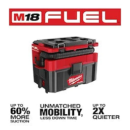Milwaukee 0970-20 M18 FUEL™ 2.5 Gallon Wet/Dry Vacuum w/ PACKOUT™ Compatibility