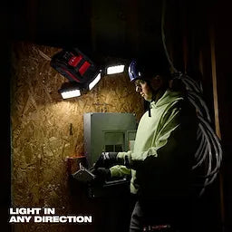 Milwaukee 2368-20 M18™ ROVER™ Dual Power Triple-Panel Flood & Area Light
