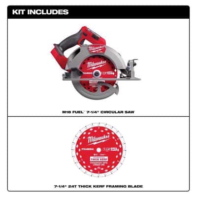 Milwaukee 2834-20 M18 FUEL 7-1/4” Circular Saw, Bare Tool