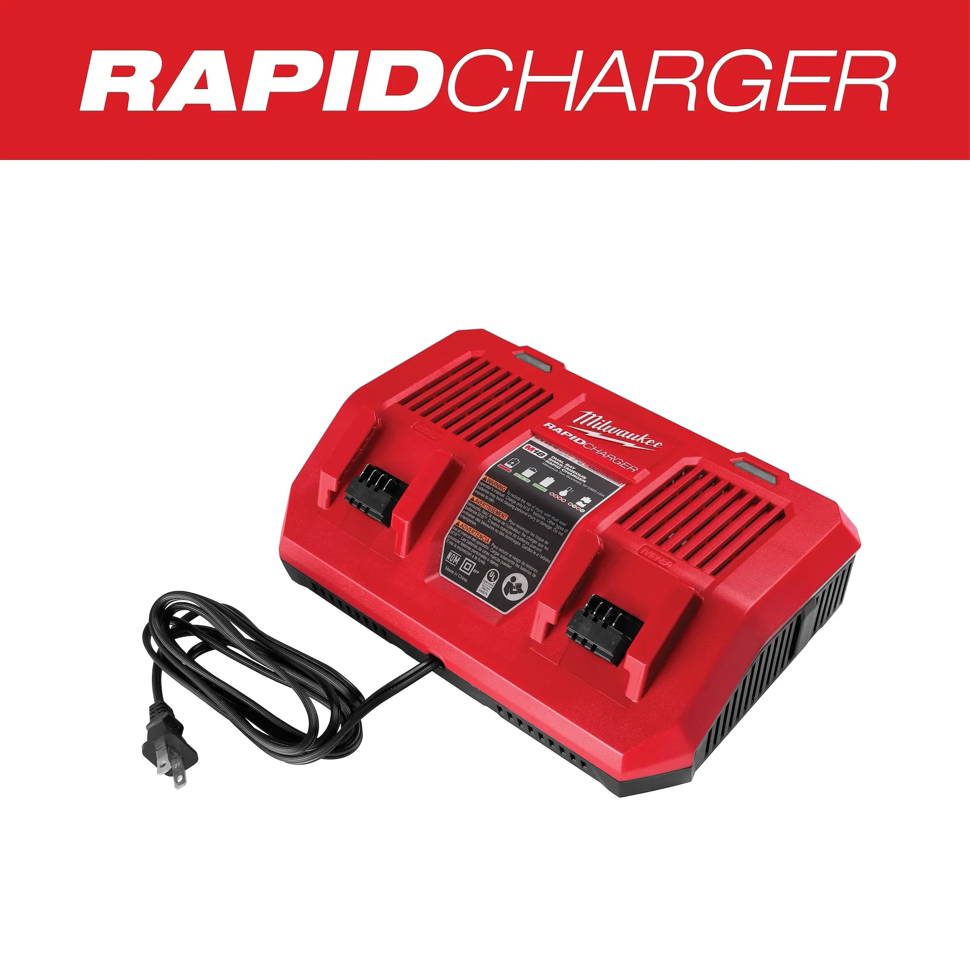 Milwaukee 48-59-1802 M18™ Dual Bay Simultaneous Rapid Charger