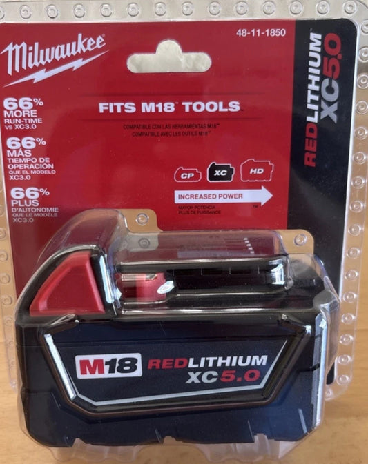 Milwaukee M18 5.0xc battery