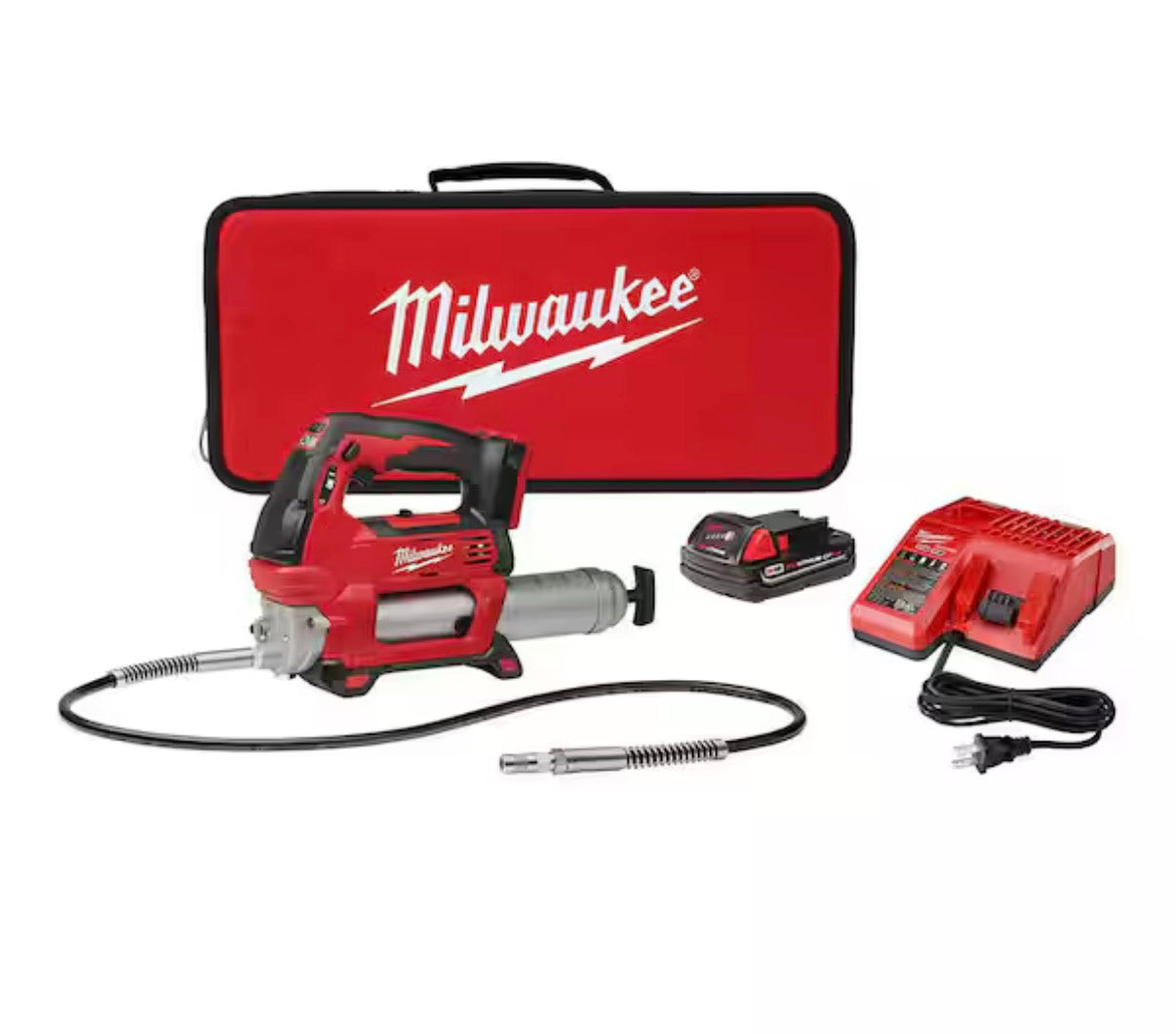 Milwaukee 2646-21CT M18™ Cordless 2-Speed Grease Gun Kit