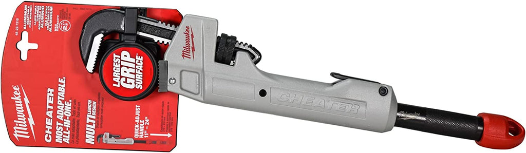 MILWAUKEE 48-22-7318 Aluminum Adjustable Cheater Pipe Wrench