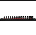 Milwaukee 49-66-7002 1/4" Drive Metric Standard 6 Point Impact Socket Set -14 PC
