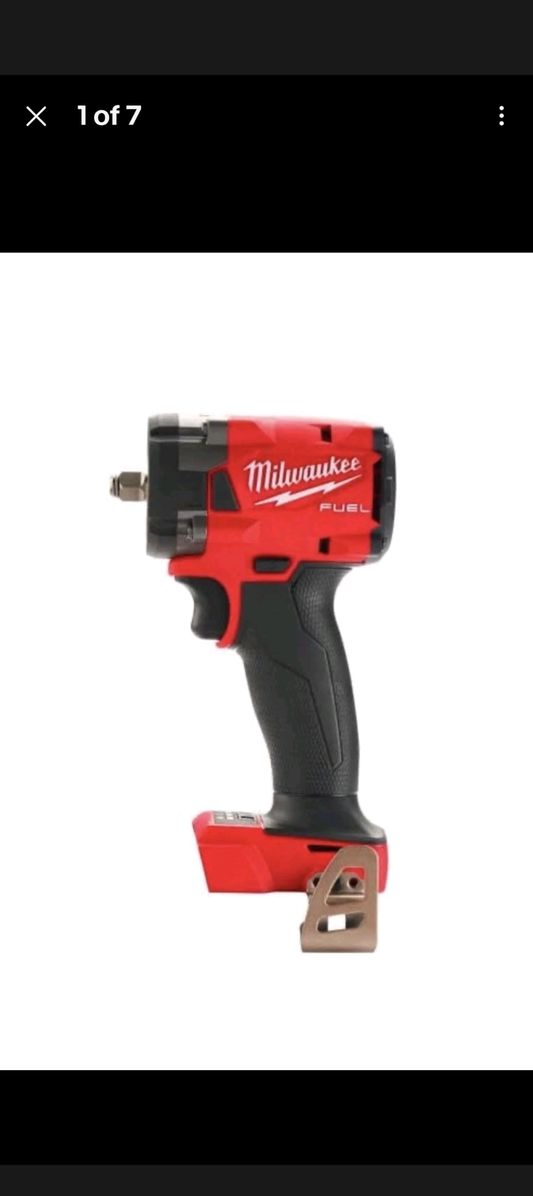 Milwaukee 2854-20 M18 FUEL 3/8" Brushless Impact Wrench, Red, Bare Tool Only