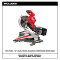 Milwaukee M18 FUEL 10" Dual Bevel Sliding Compound Miter Saw 2734-20 (BARE TOOL)