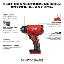 Milwaukee 2688-20 M18™ Compact Heat Gun