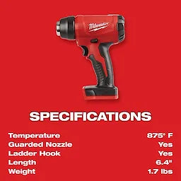 Milwaukee 2688-20 M18™ Compact Heat Gun