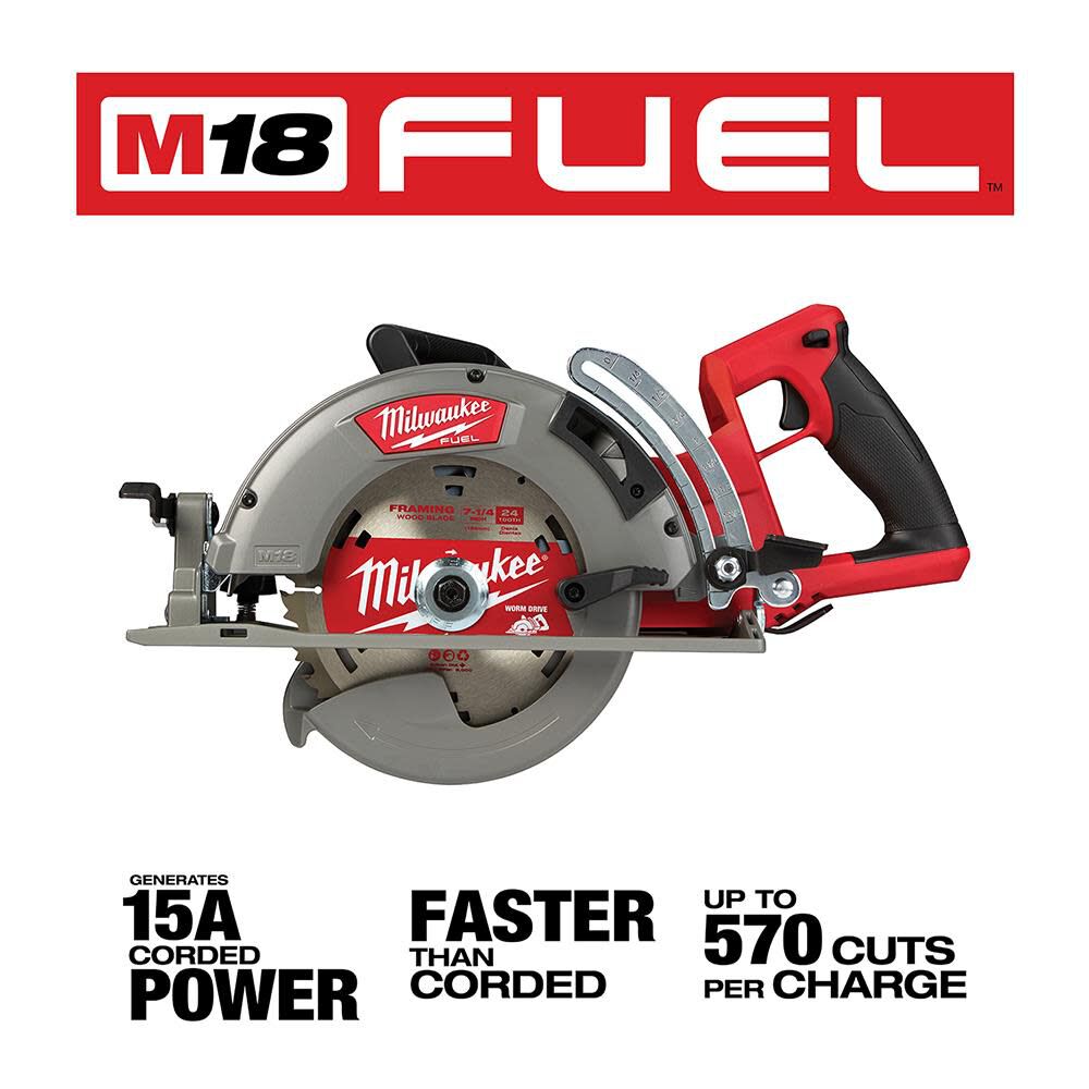 Milwaukee M18 FUEL Rear Handle 7-1/4 in. Circular Saw (Bare Tool)